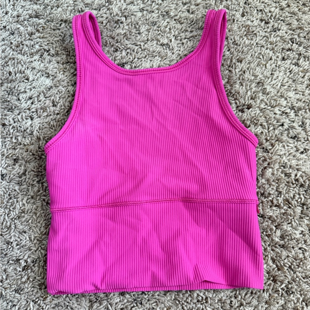 lululemon power pivot ripped tank top
